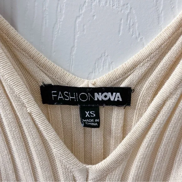 Ribbed Knit Bodycon Midi Dress - Picture 8 of 8